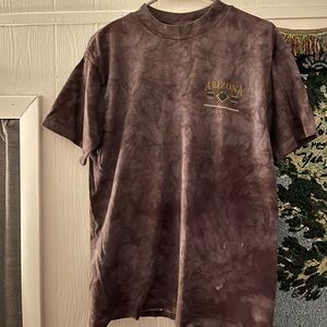 Purple tie-dye Arizona tee